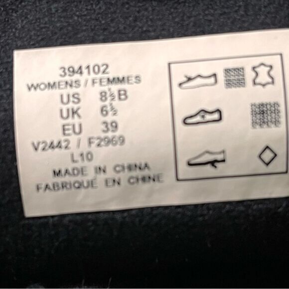 Lands' End Black Suede and Nylon Short Boots Style 394102 Size 8.5B - Picture 8 of 10